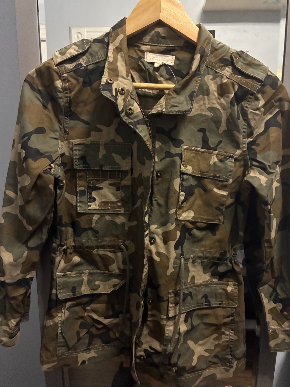 Men's Camo Utility Jacket - Green Camouflage